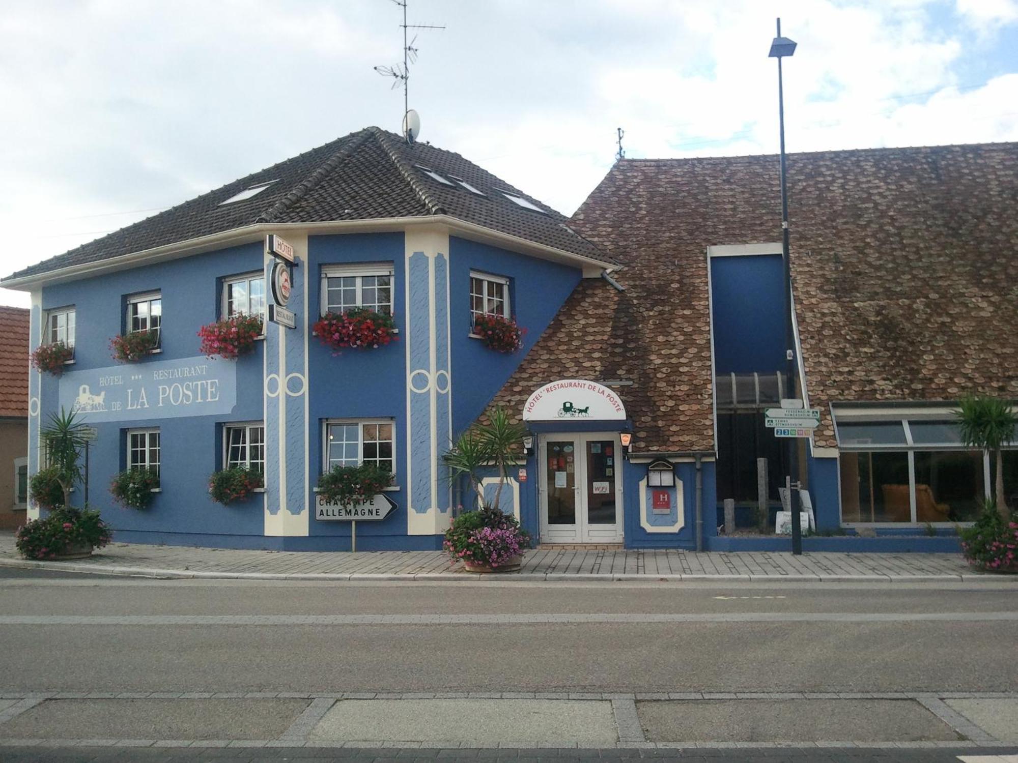 Bantzenheim Hotel Restaurant De La Poste Mulhouse Ottmarsheim المظهر الخارجي الصورة