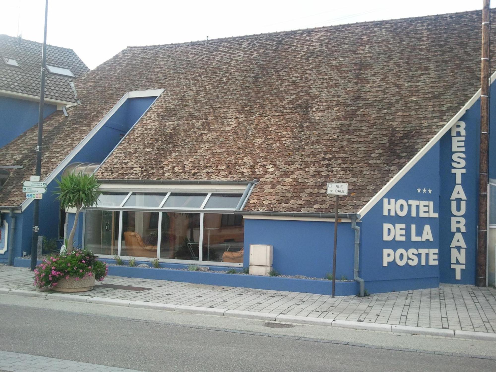 Bantzenheim Hotel Restaurant De La Poste Mulhouse Ottmarsheim المظهر الخارجي الصورة