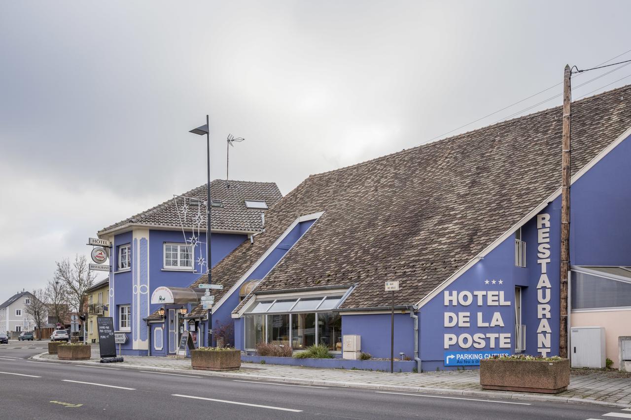 Bantzenheim Hotel Restaurant De La Poste Mulhouse Ottmarsheim المظهر الخارجي الصورة